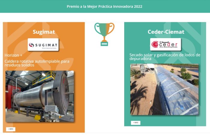 Premio mejor práctica innovadora con biomasa_Sugimat_CEDER