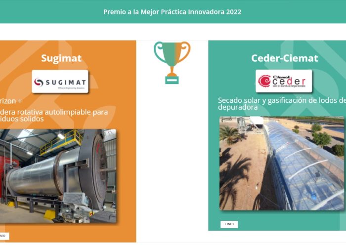 Premio mejor práctica innovadora con biomasa_Sugimat_CEDER